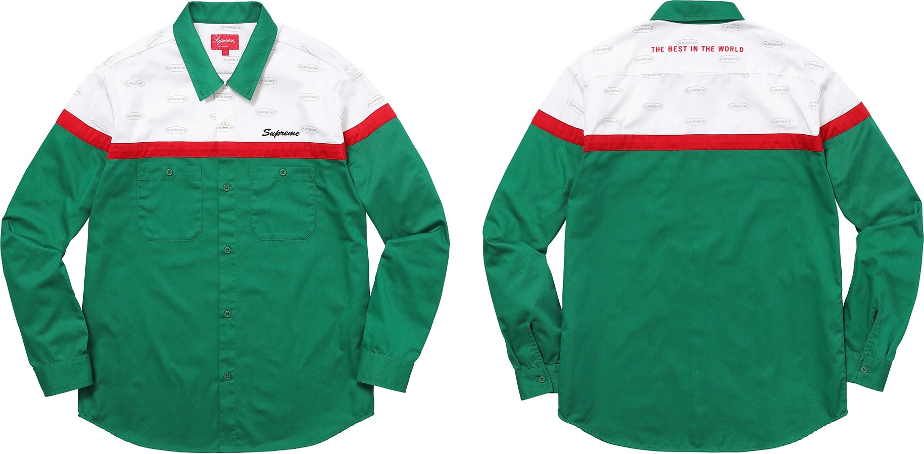 Color Blocked Work Shirt view 2